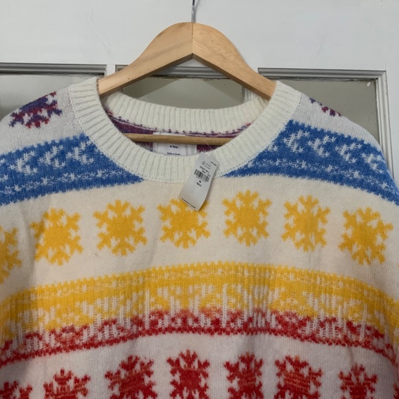 NWT Old Navy multicolor fair isle sweater - Picture 2 of 3